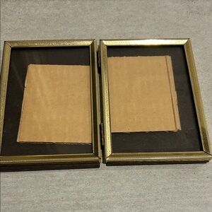 Gold Double Picture Frame